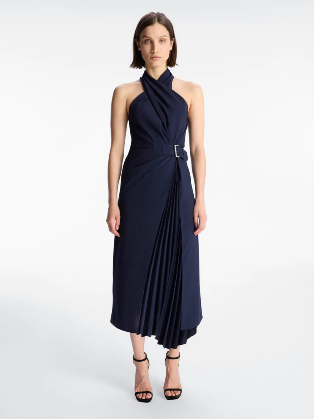 A.L.C. Fiona Pleated Midi Dress
