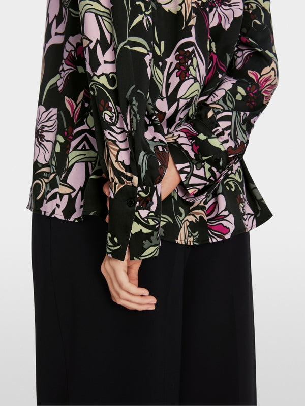 Marc Cain Floral Silk Blouse