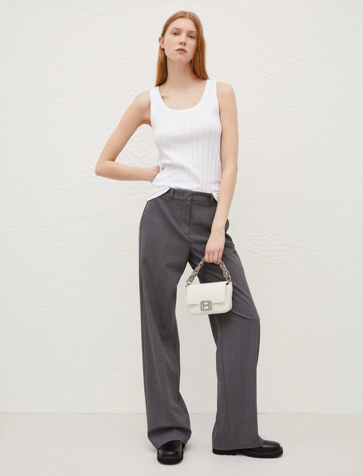 Marella Sonni Tank in Optical White