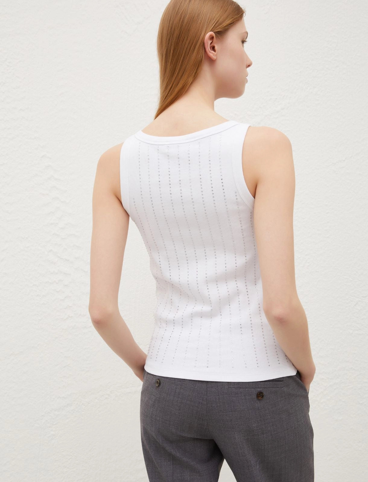 Marella Sonni Tank in Optical White