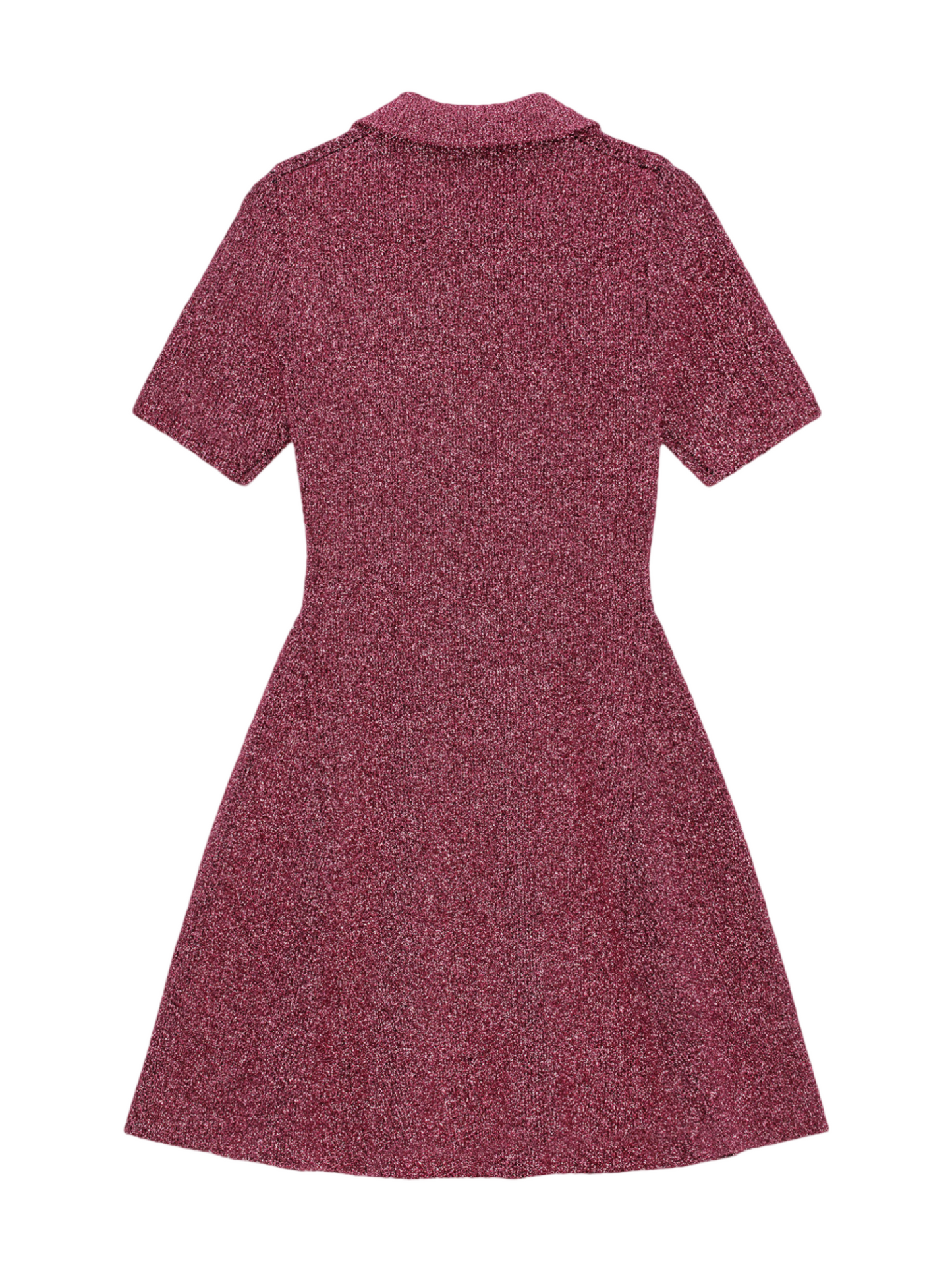 Ganni Sparkle Doubleface Mini Dress in Corsage