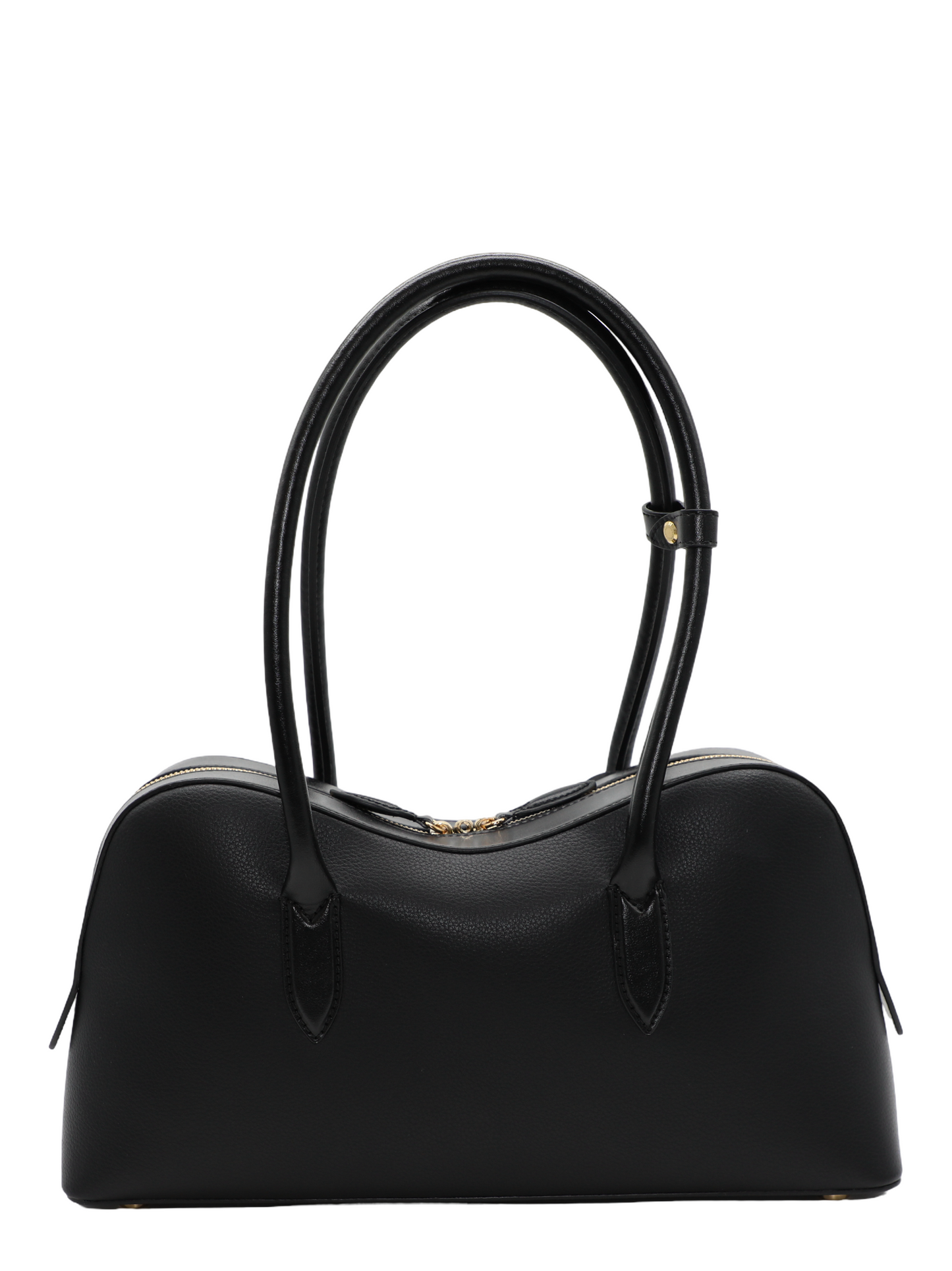 Stella McCartney Stella Ryder Medium Bag in Black Embossed Grainy Eco