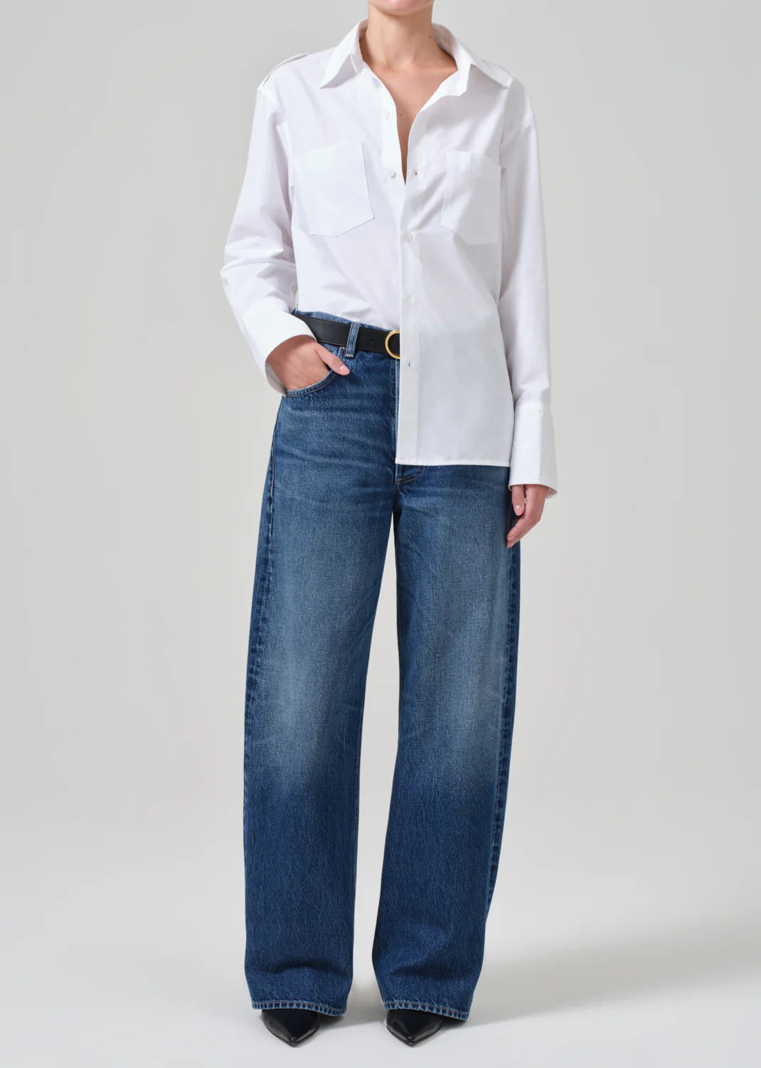Citizens of Humanity Ayla Baggy Jeans in Claremont (Md Indigo)