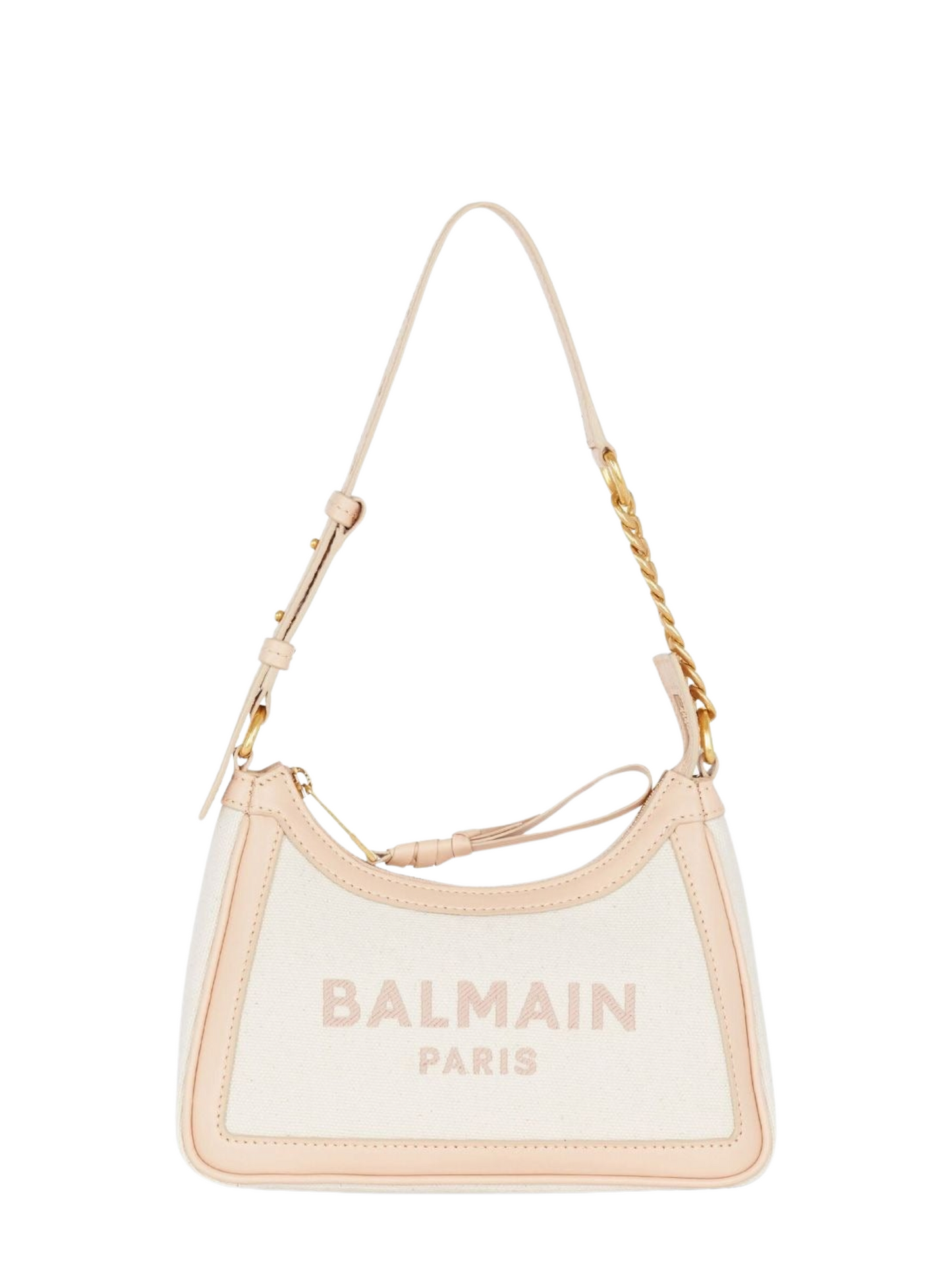 Balmain B-Army Shoulder Bag in Creme/Nude Rose