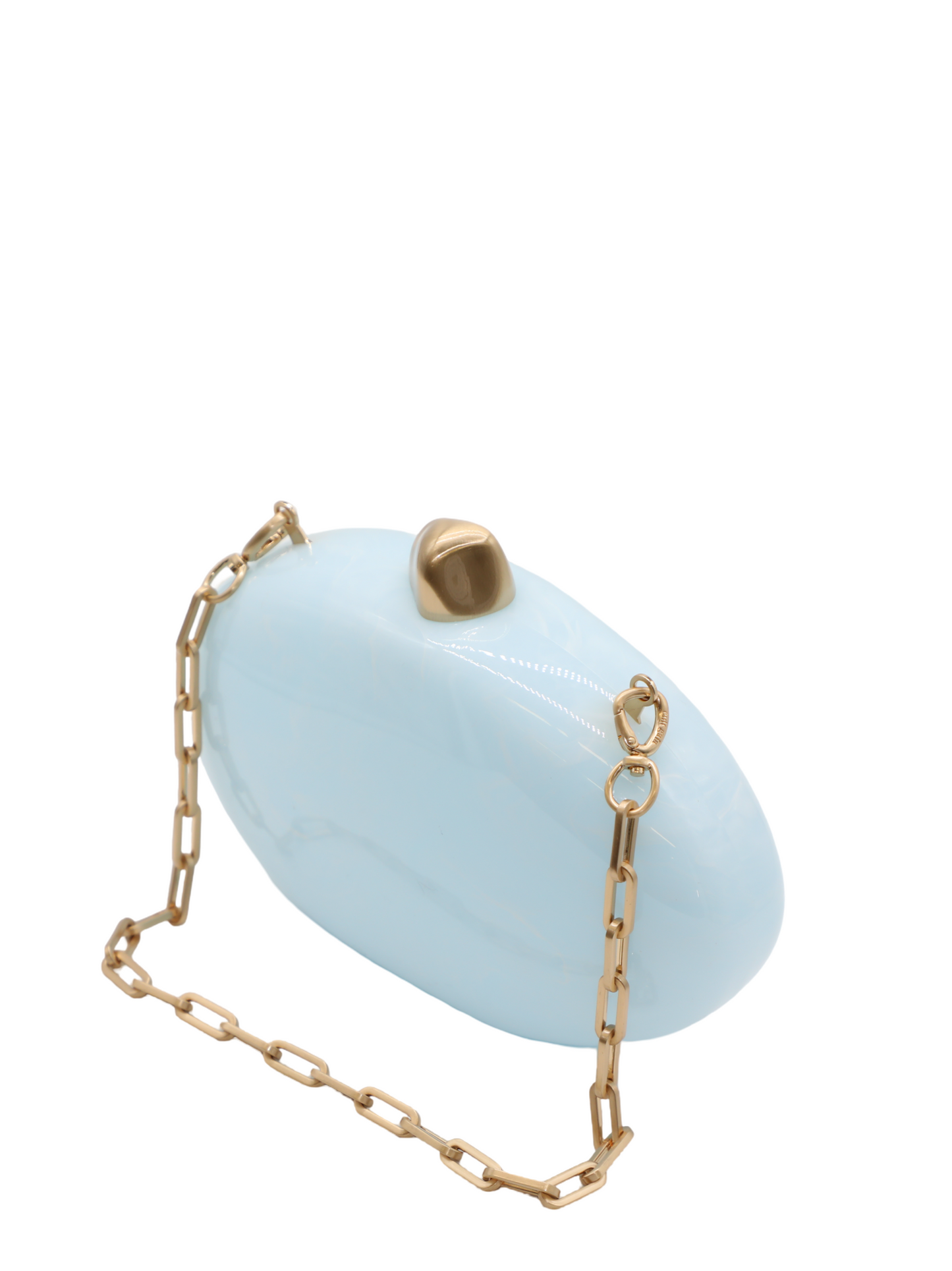 Cult Gaia Eviana Clutch in Light Breeze