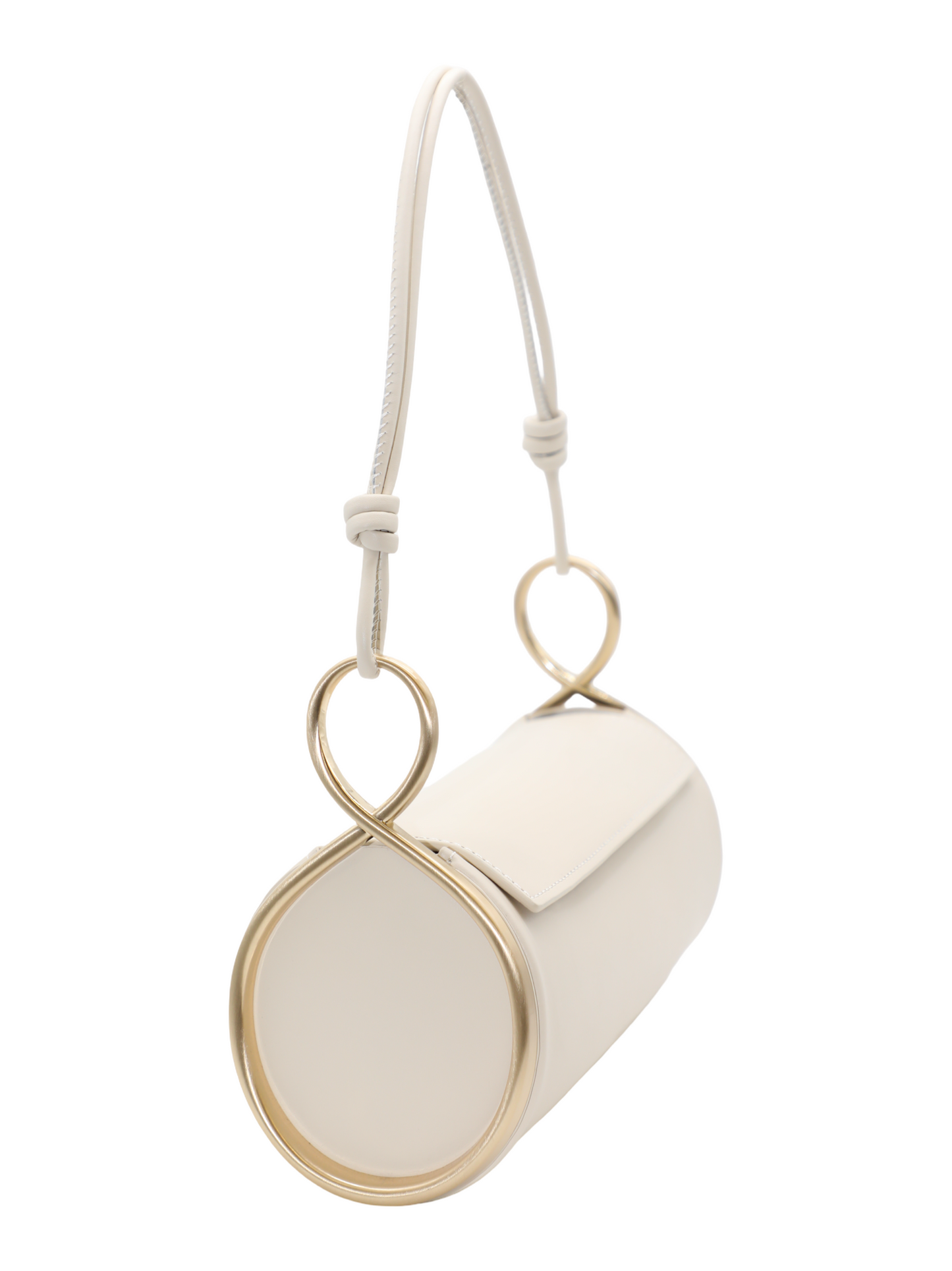 Cult Gaia Dahlia Shoulder Bag in Off White