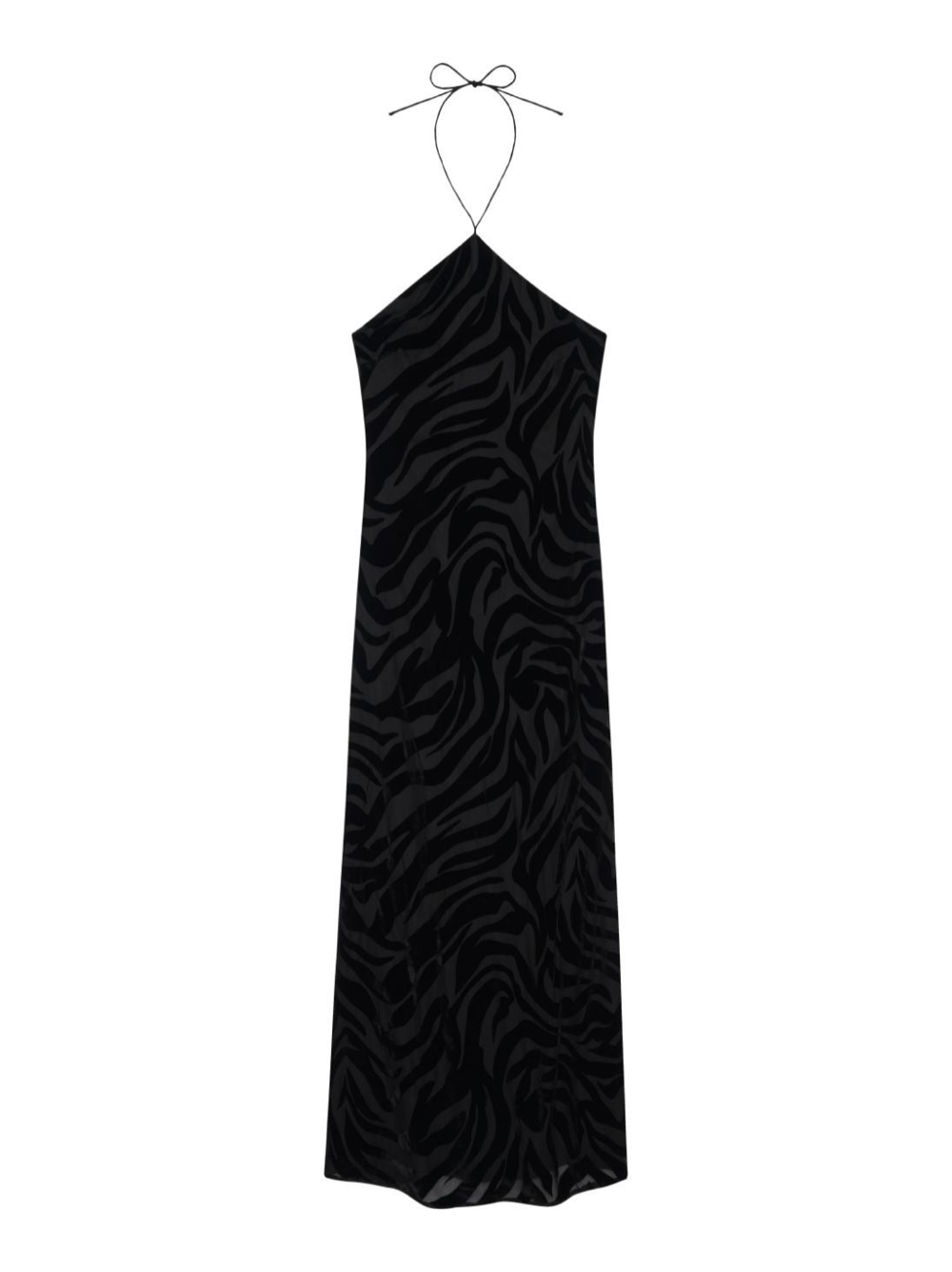 Anine Bing Leanne Dress in Black Zebra
