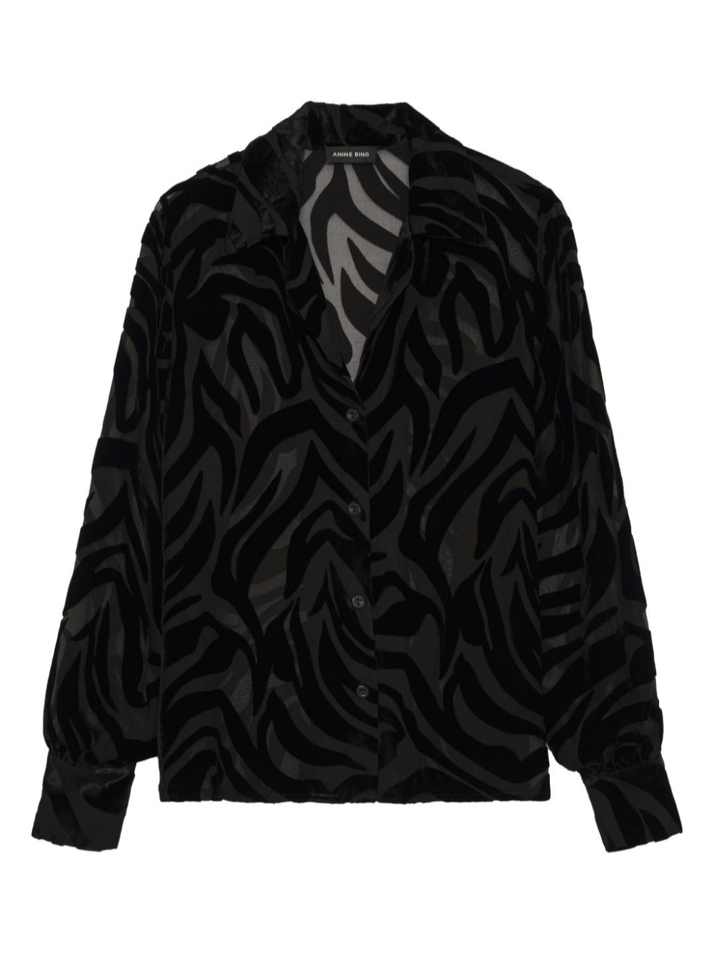 Anine Bing Mylah Shirt in Black