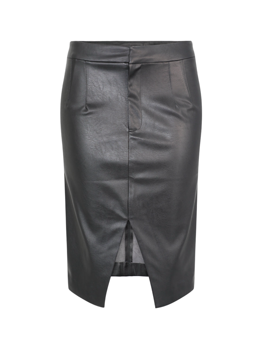 Nonchalant Leo Vegan Leather Skirt in Black