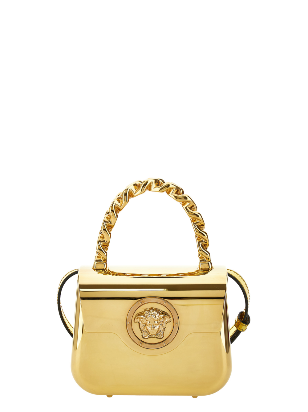 Versace Mini Top Handle Fabric + Calf Leather (More Colors)