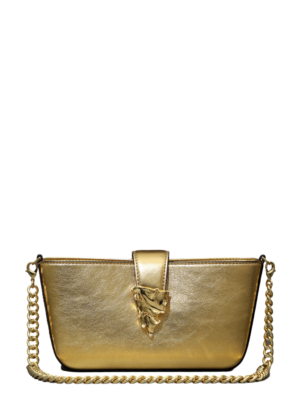 Alexis Bittar The Crumple Convertible in Gold