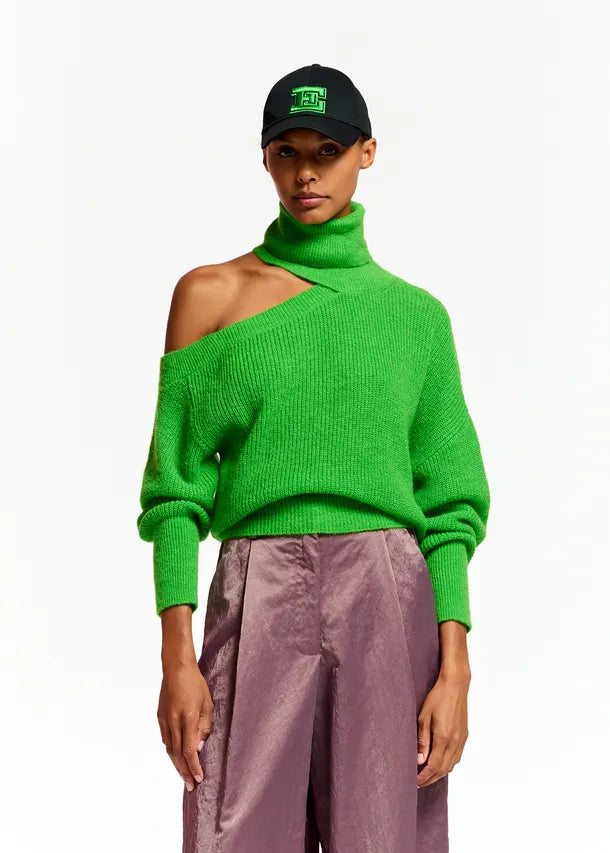 Essentiel Antwerp Effectif Turtleneck Pullover Sweater in Bel Air