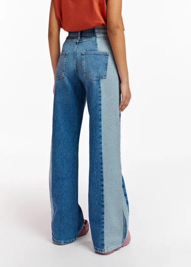 Essentiel Antwerp Excessive Patchwork Jeans in Frozen Lips