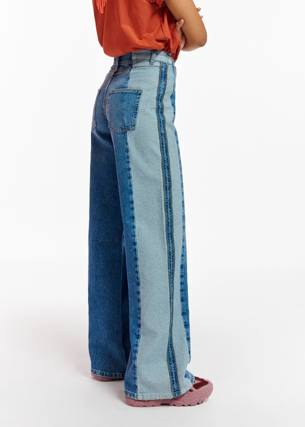 Essentiel Antwerp Excessive Patchwork Jeans in Frozen Lips