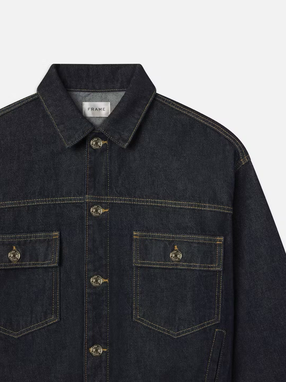 Frame The Boxy Jacket in Rinse