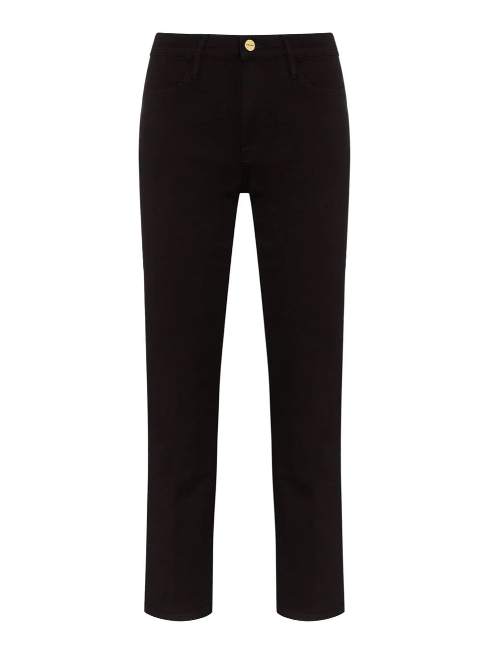 Frame Le High Straight Jeans Film Noir