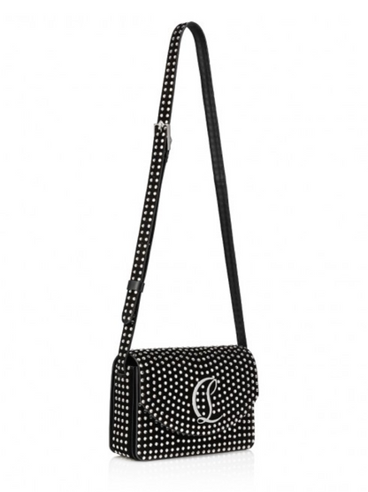 Christian Louboutin Loub154 Crossbody Small Crystal in Silver | In-Store Only