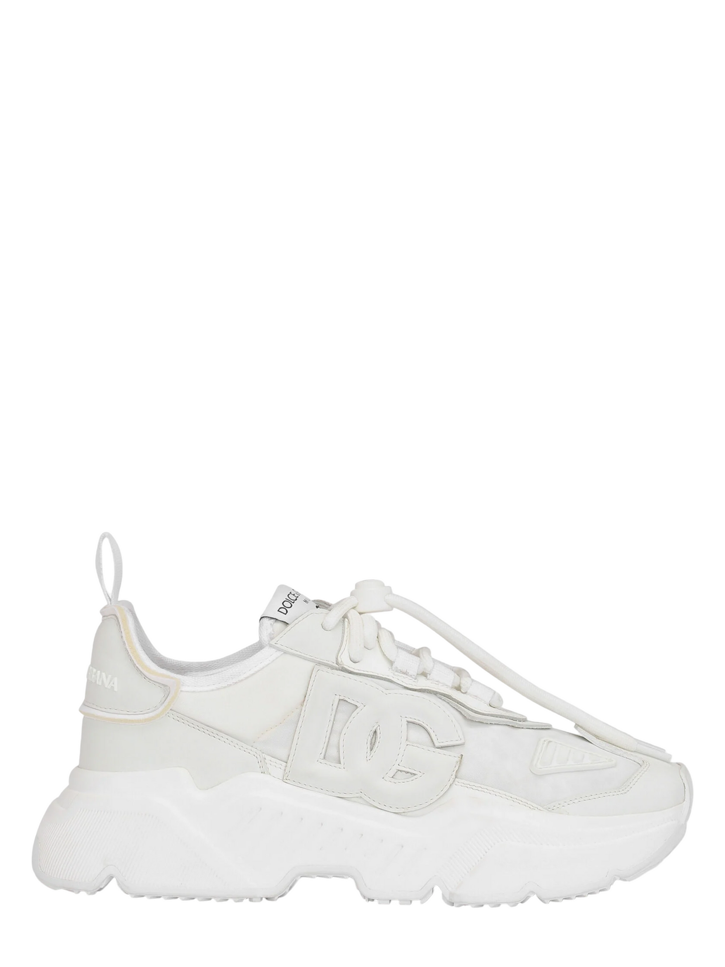 Dolce & Gabbana Daymaster Leather Sneakers in White