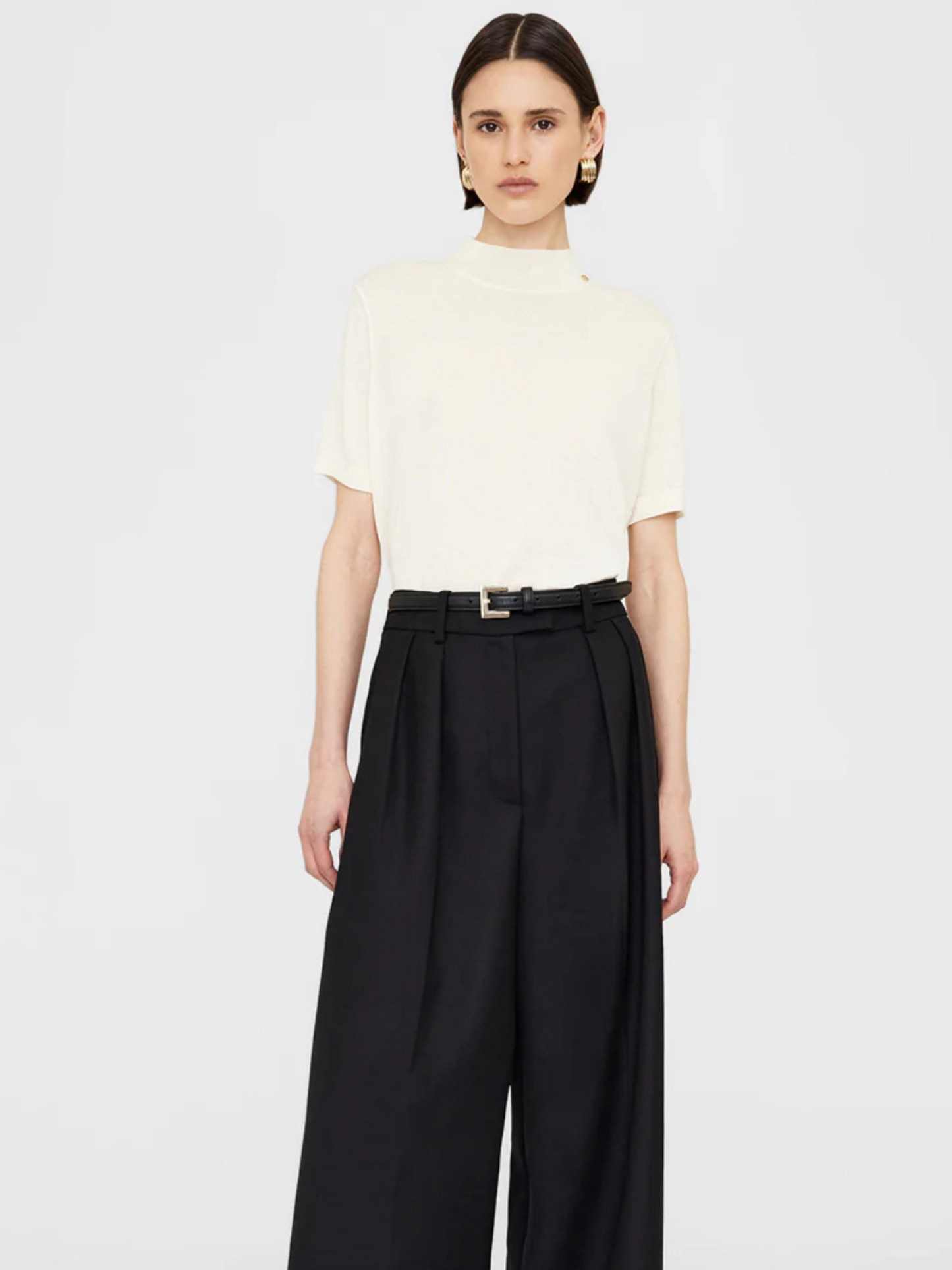 Anine Bing Monique Ivory Sweater