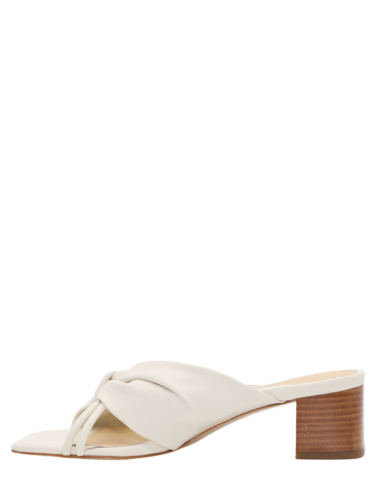 Marion Parke Laney 45 Block Heel in Light Cream