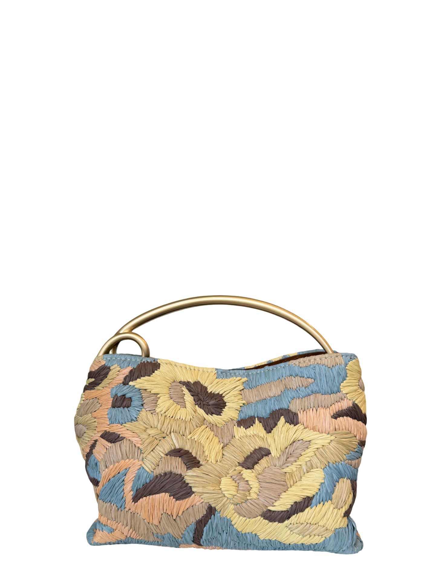 Cult Gaia Lalli Top Handle in Sunflower Multi