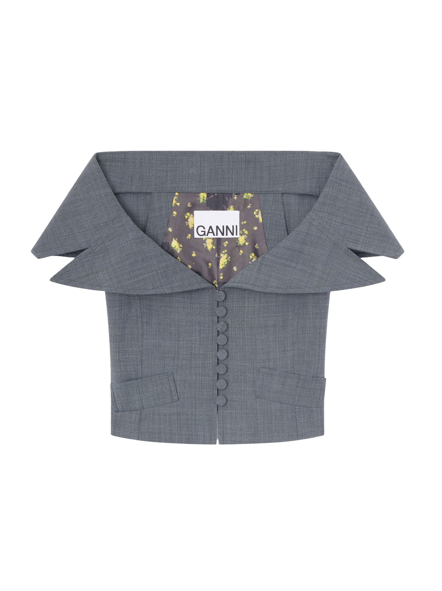 Wool Melange Suiting Vest