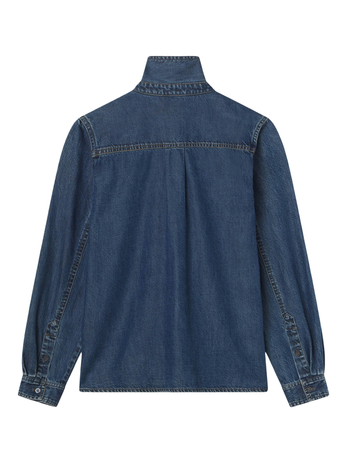 Frame The Secretary Blouse in Babydoll