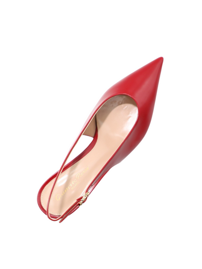 Gianvito Rossi Sling Back Pump in Rouge