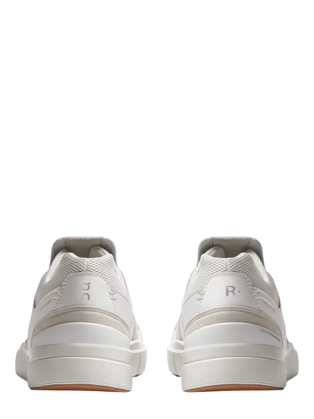 On Running Women's The Roger Clubhouse Sneaker in White/Sand