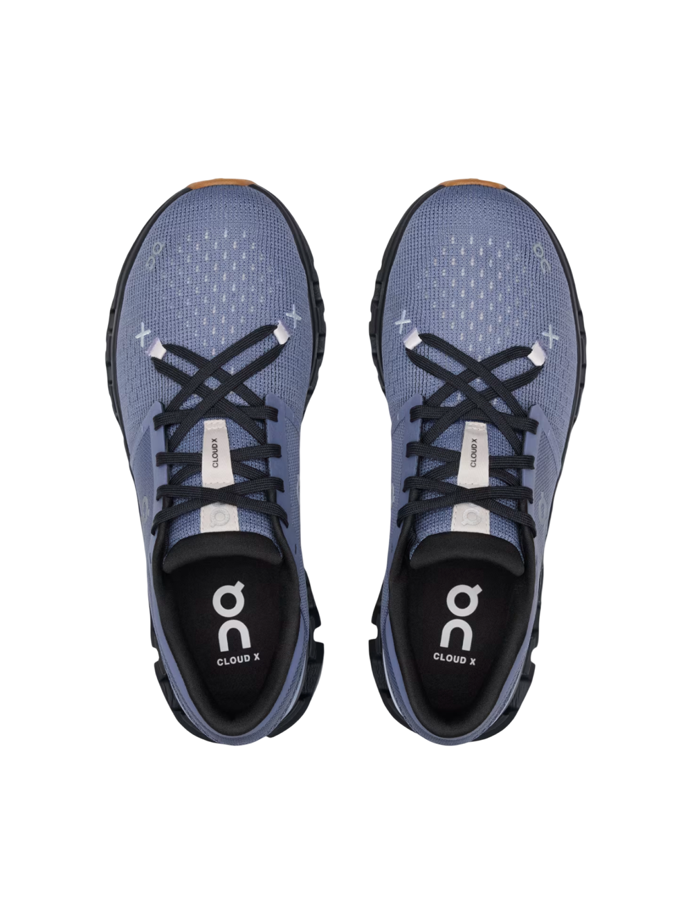 On Running Cloud X4 Women's Sneaker in Feather/Black