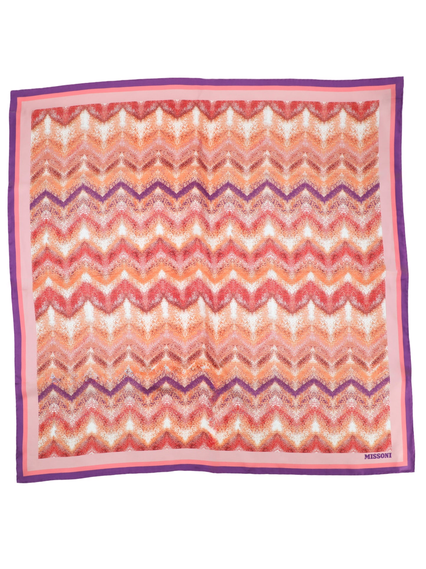 Missoni Pink Zigzag Foulard