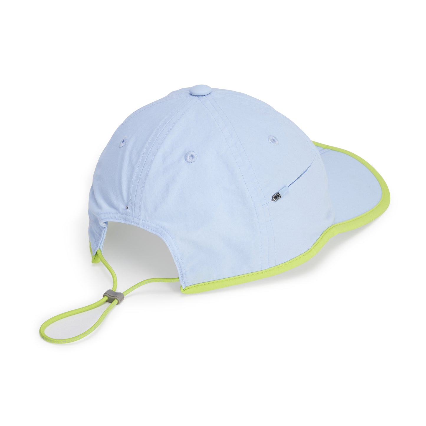 Adidas x Stella McCartney Run Cap in Glow Blue / Semi Solar Slime