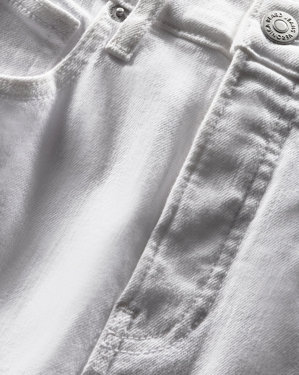 Veronica Beard Beverly Skinny Flare in White
