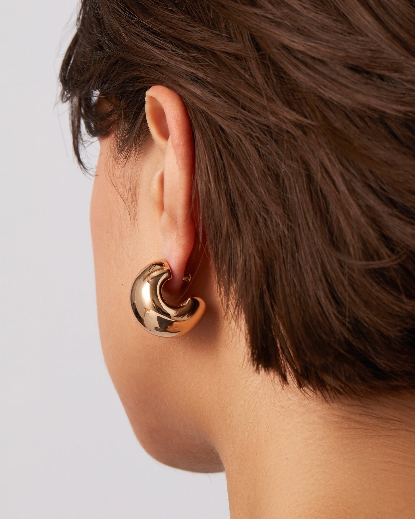 Jenny Bird Gemma Hoops in High Polish Gold