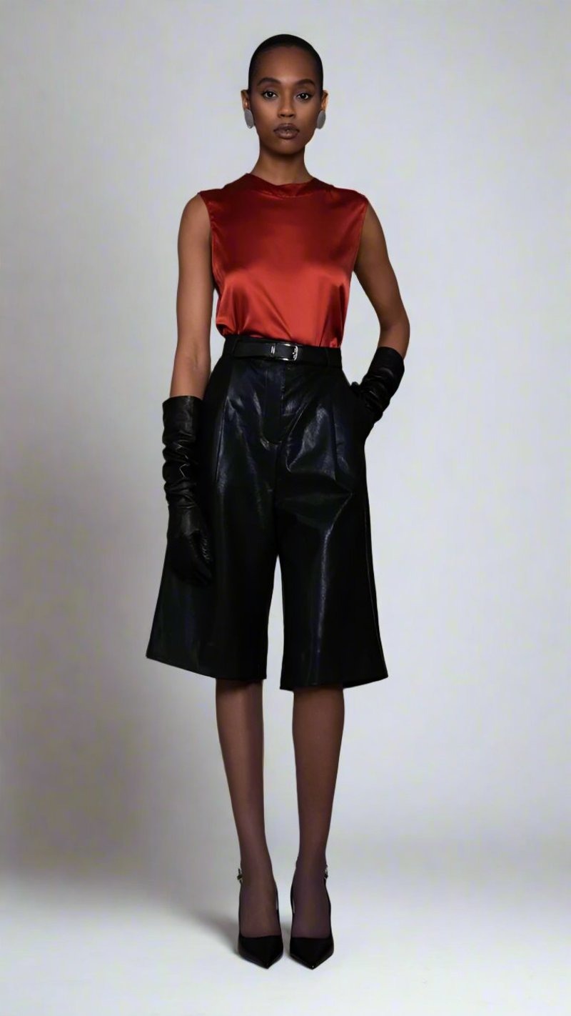 Nonchalant Jadon Top in Rust