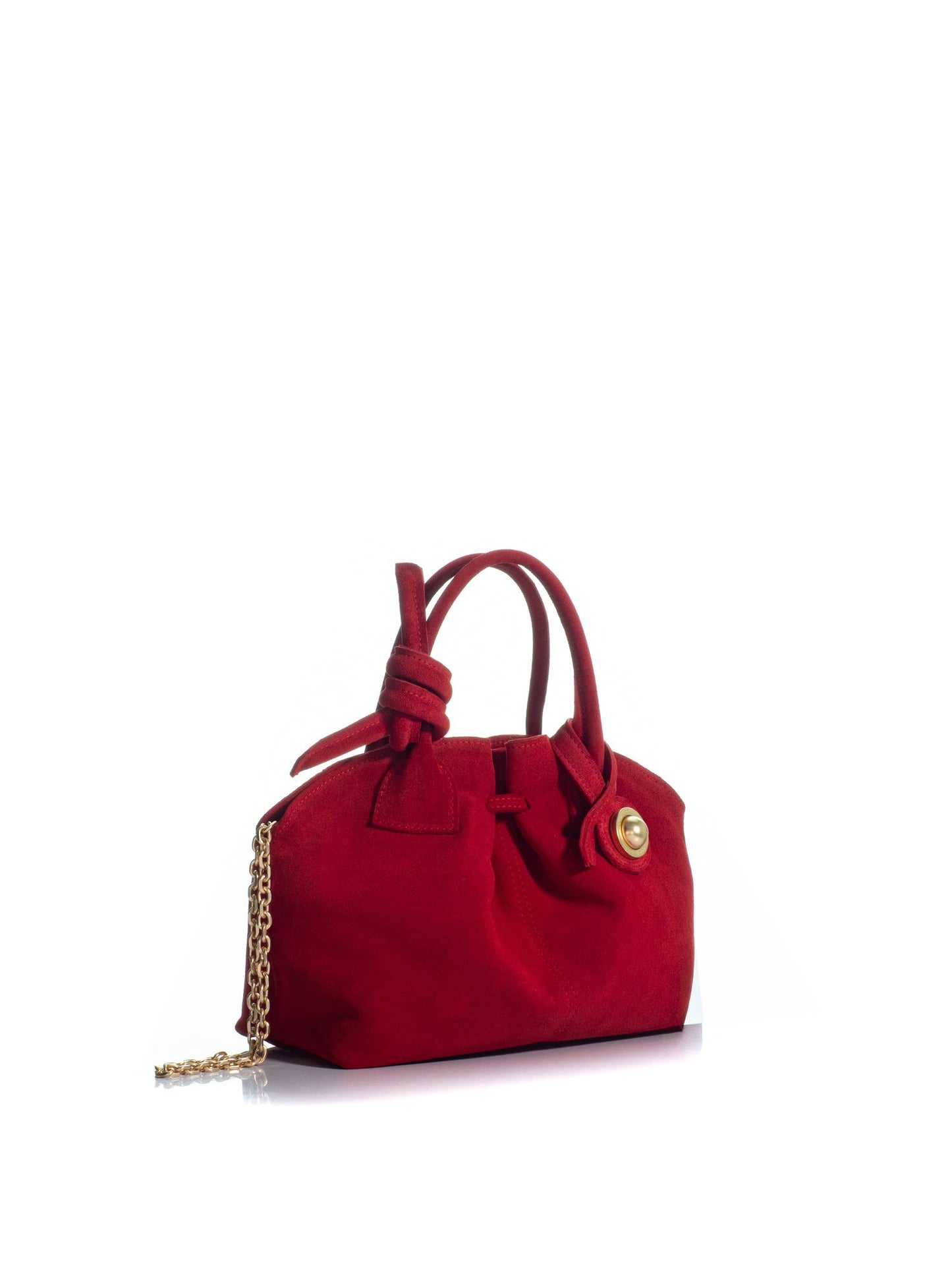 Kooreloo The Midi Swan in Red Suede