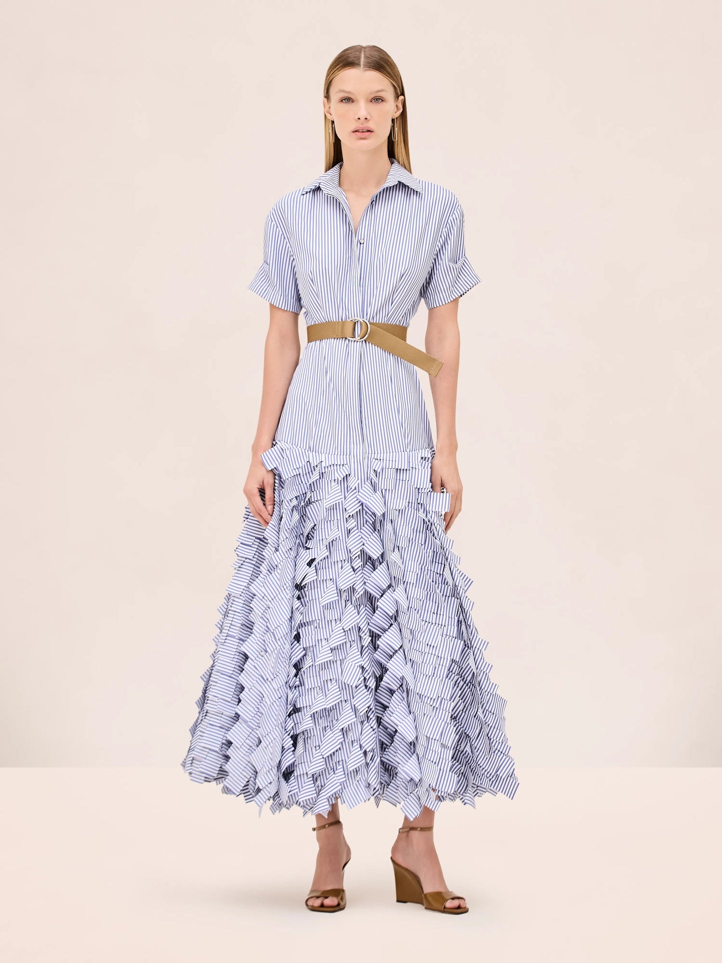 Alexis Lorelai Dress in Blue Stripe