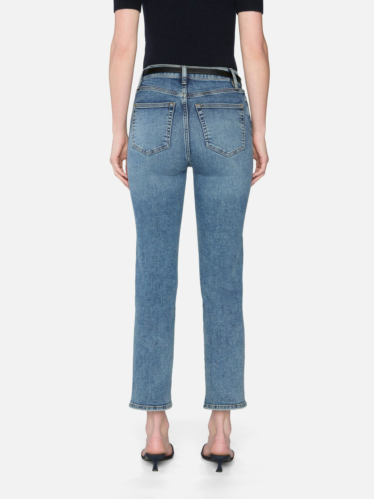 Frame Le Sleek Straight Jean in Vice