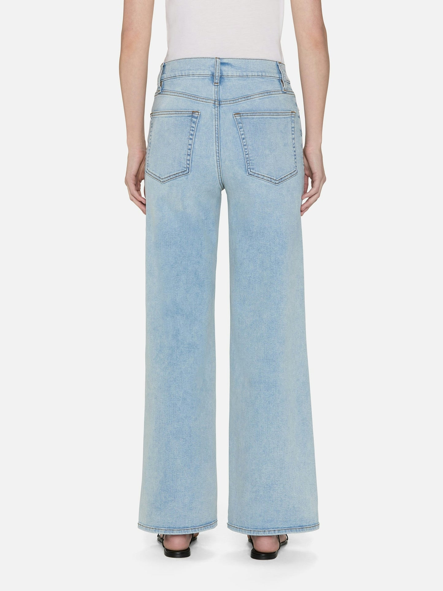 Frame Le Slim Palazzo Jeans in Tribute