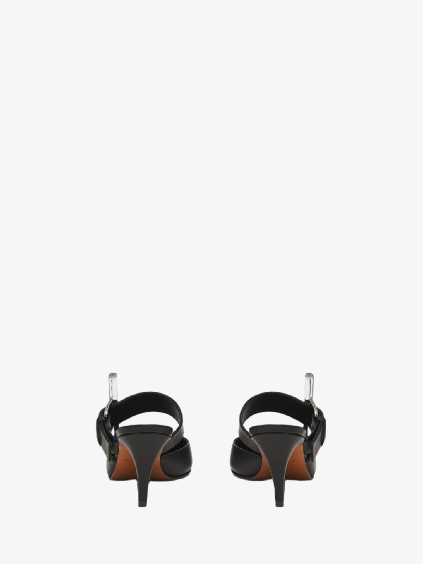 Alexander McQueen Leather Francisco Birdee Mule in Black
