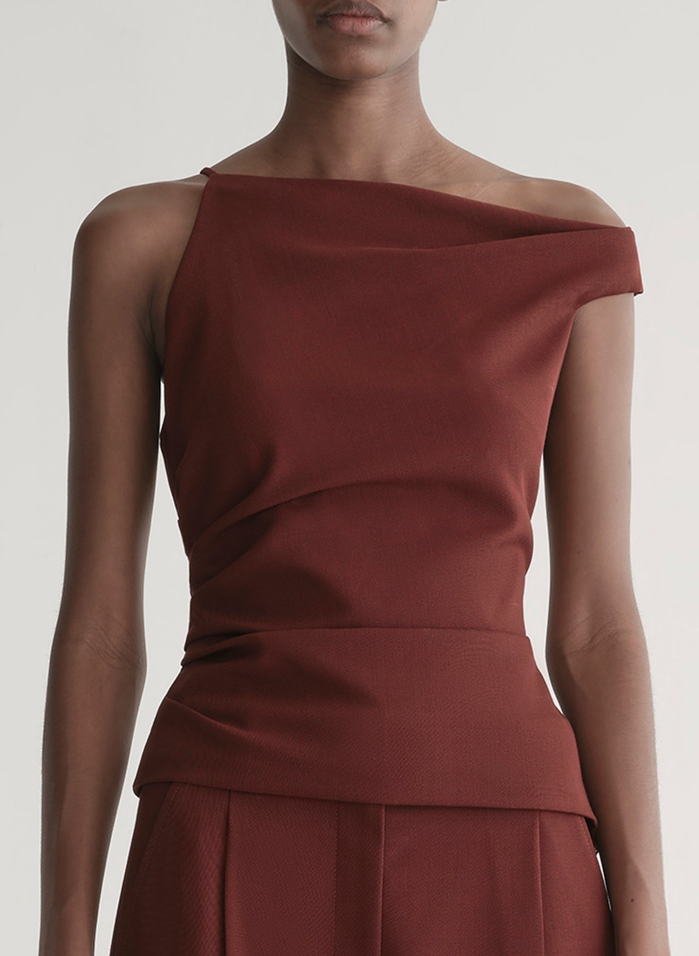A.L.C. Leia Top in Rust