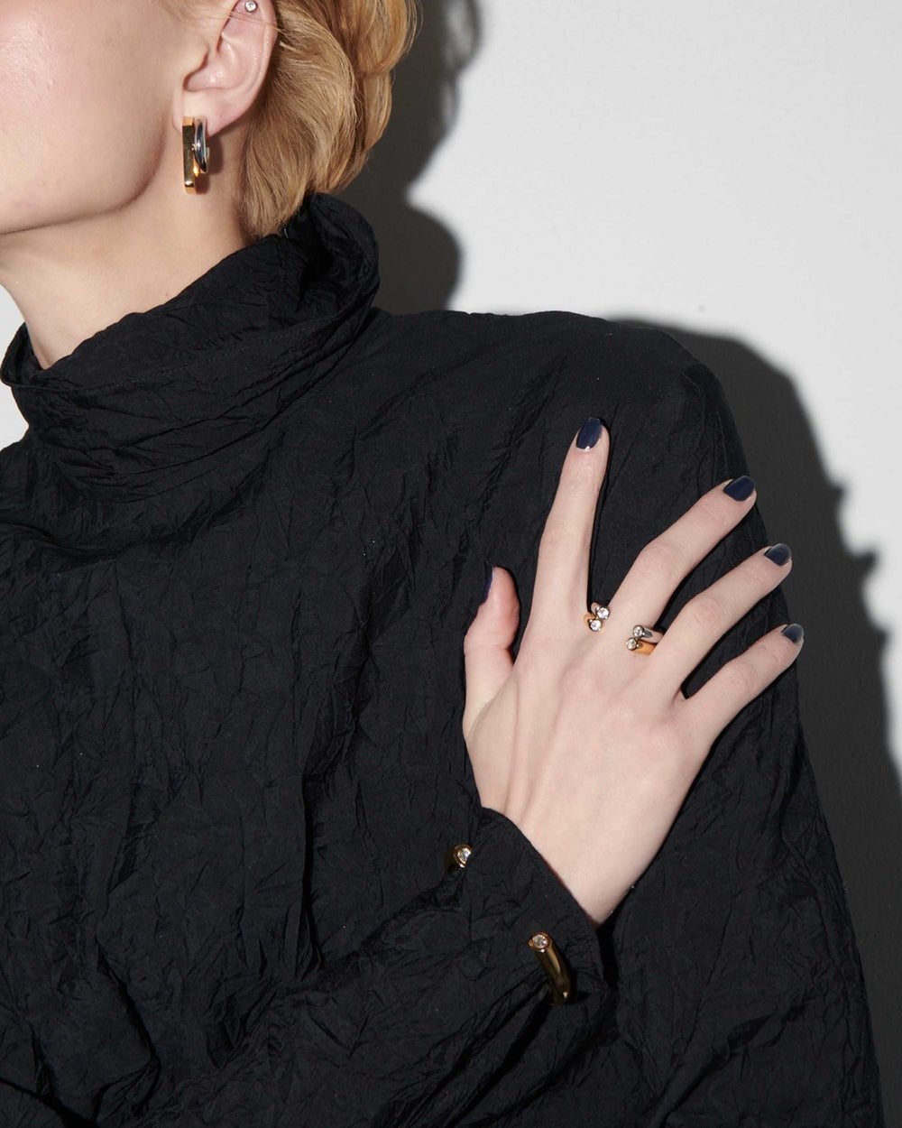 Demarson Miley Stackable Ring Set in Two Tone