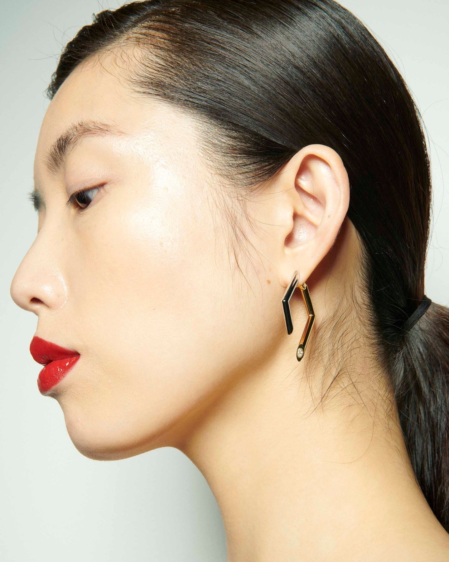 Demarson Mini Yana Earrings in Gold/Silver