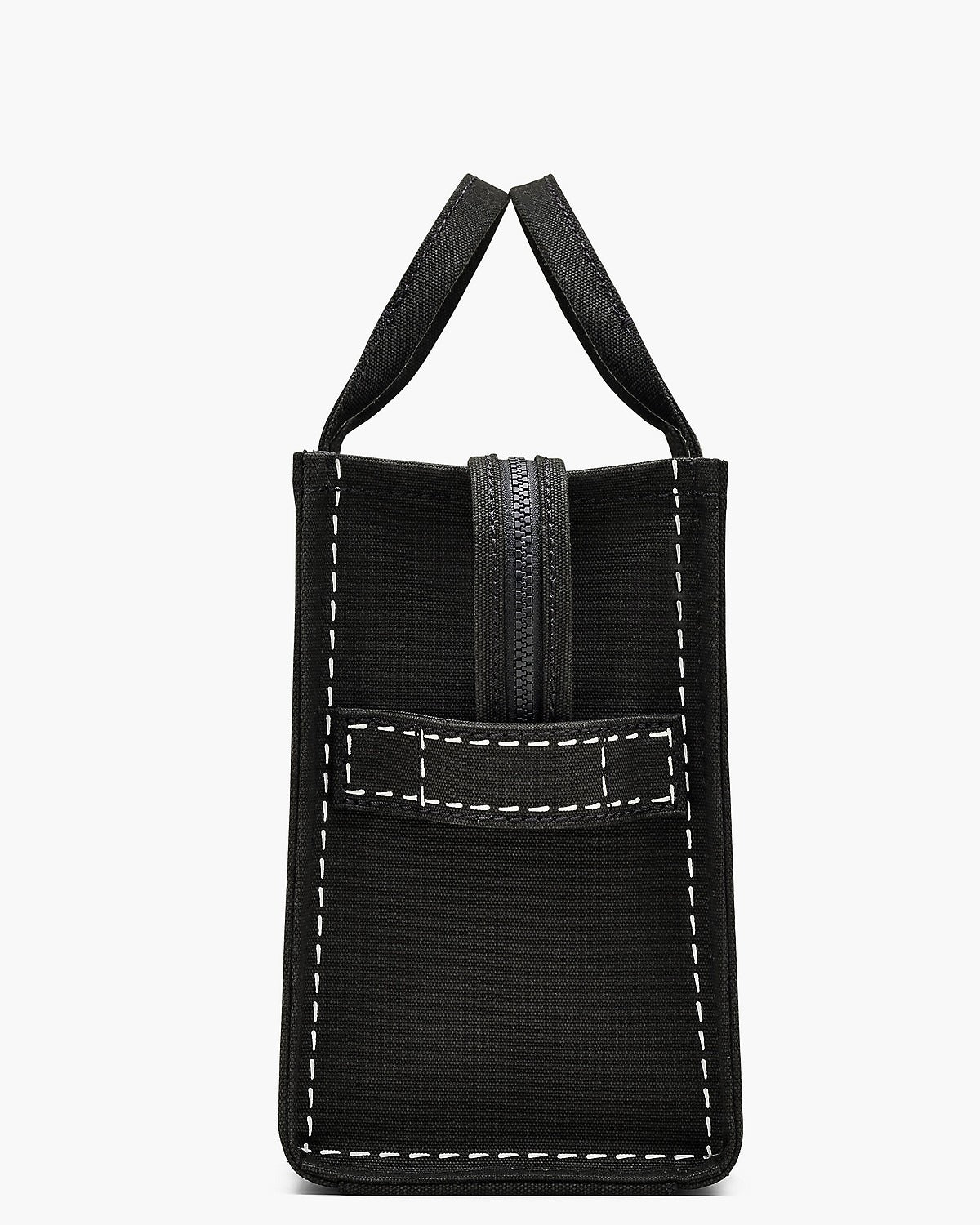 Marc Jacobs The Trompe L'Oeil Cargo Canvas Medium Tote Bag in Black 001