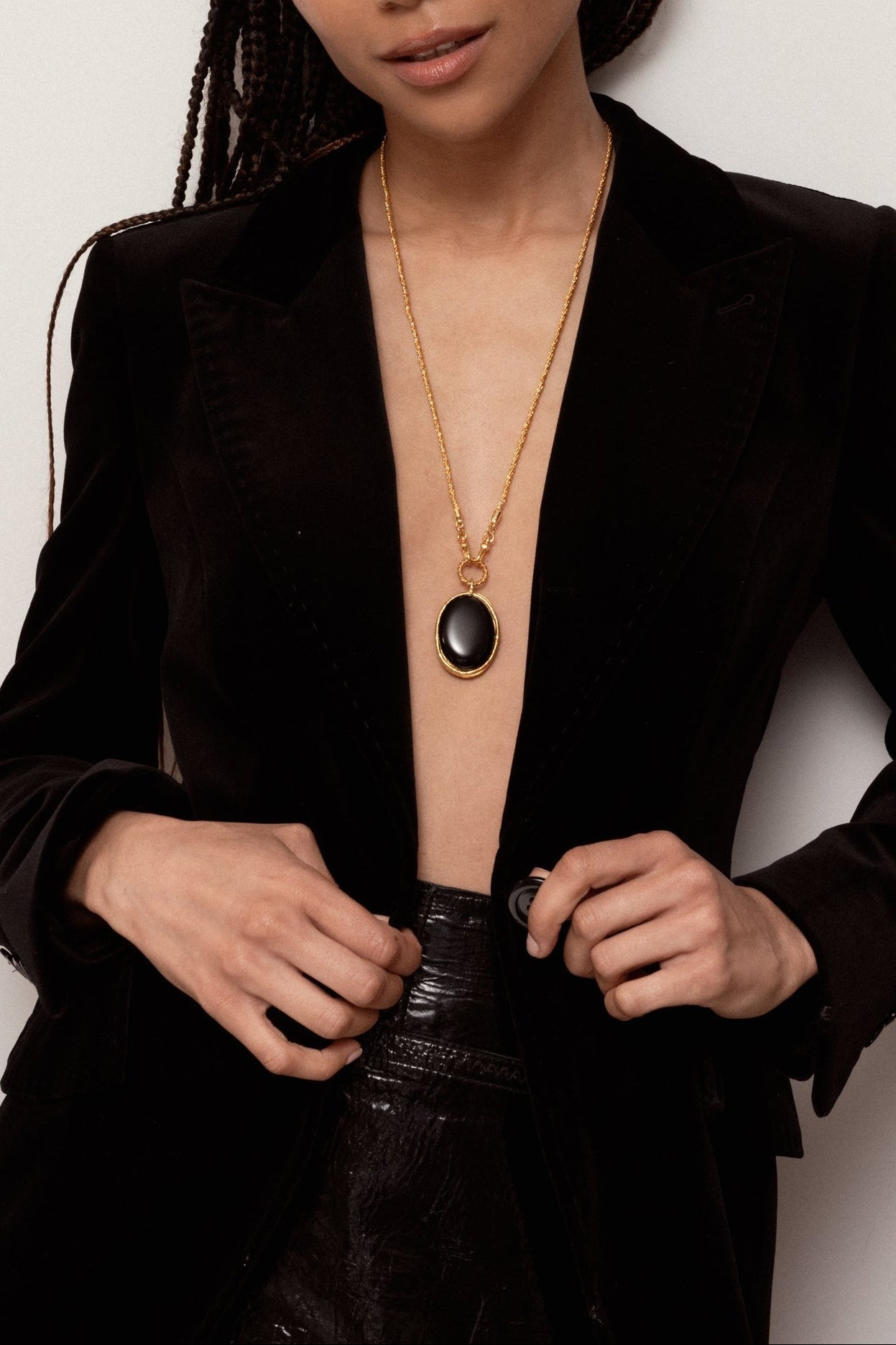 Sylvia Toledano Talisman Pendant in Malachite