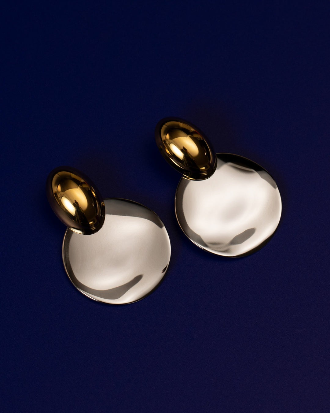 Luv AJ Menorca Earrings in Two-Tone