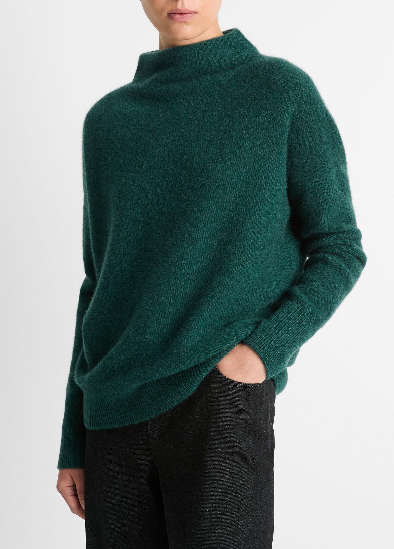 Vince Plush Cashmere Funnel Neck Sweater (More Colors)