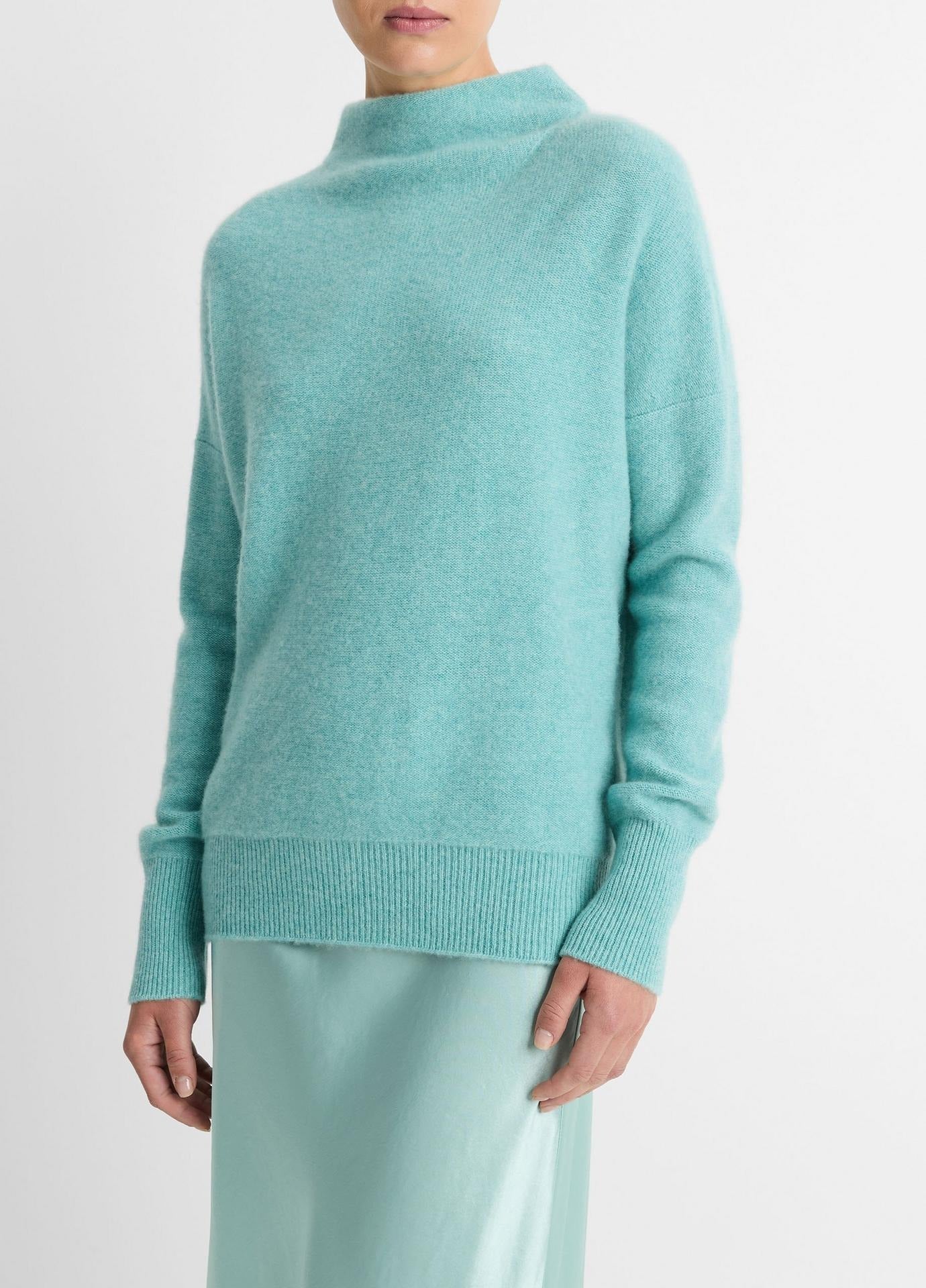 Vince Plush Cashmere Funnel Neck Sweater (More Colors)