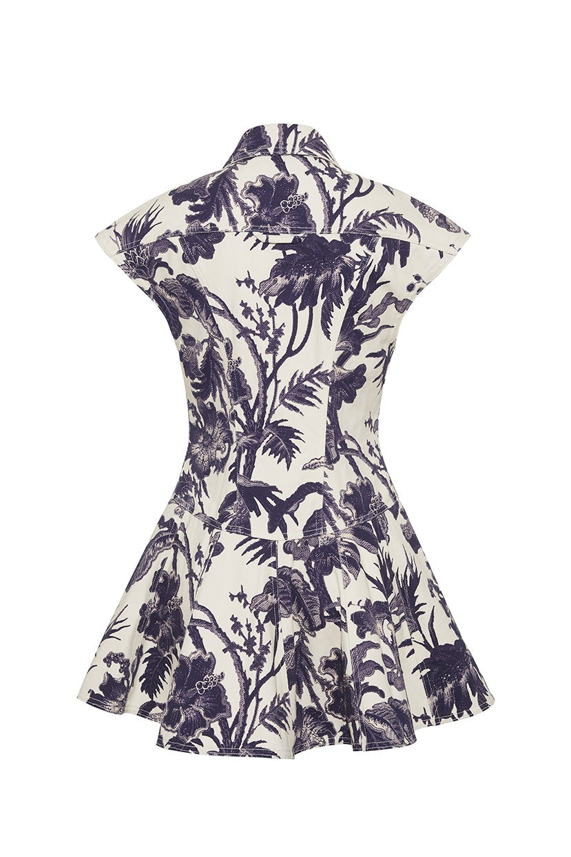 Cara Cara Ryce Dress in Fauna Floral Navy
