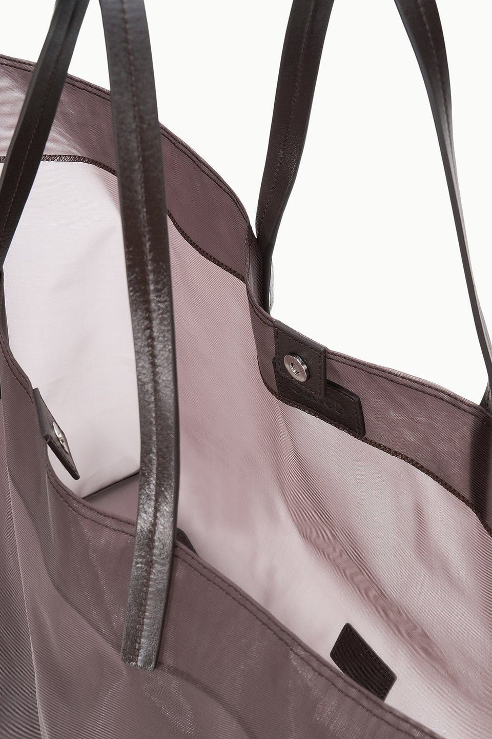 Staud Christos Large Mesh Tote in Espresso